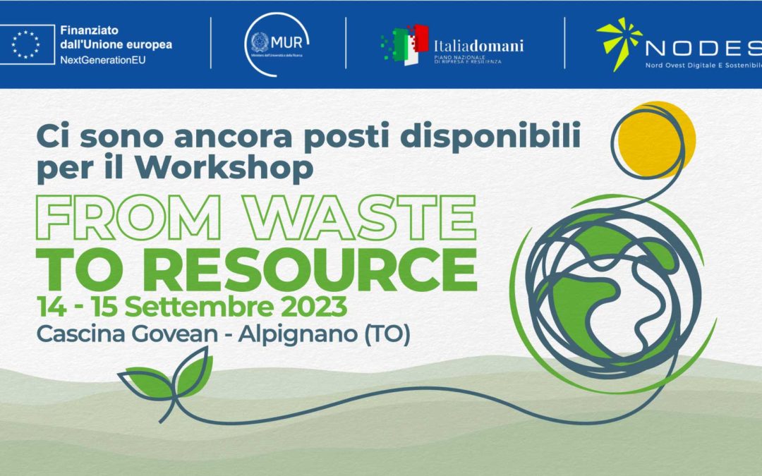 Workshop 14 e 15 settembre NOW RESOURCES